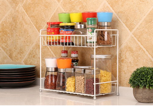 廚欲無(wú)限 家居浴室與廚房收納利器——雙層調(diào)料架